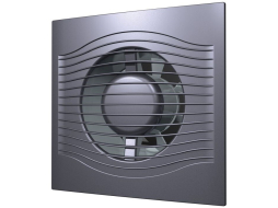 Вентилятор вытяжной накладной ЭРА Slim 4C darkgraymetal