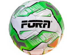 Футбольный мяч FORA FS-1001 №5 белый/зеленый 