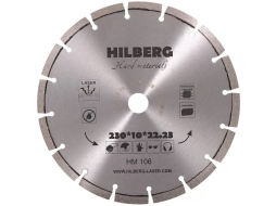 Круг алмазный 230х22,23 мм HILBERG Hard Materials 
