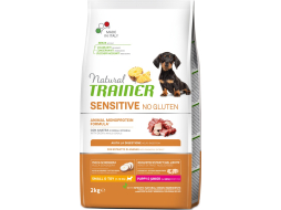 Сухой корм для щенков TRAINER Natural Sensitive No Gluten Mini Puppy&Junior утка 2 кг (8059149252377)