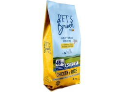 Сухой корм для собак PETS BRUNCH Adult Mini Breeds курица 4 кг (4812743000041)