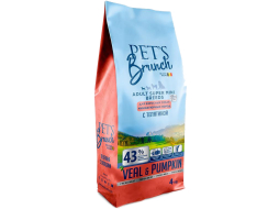 Сухой корм для собак PETS BRUNCH Adult Super Mini Breeds телятина 4 кг (4812743000362)