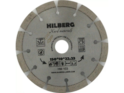 Круг алмазный 150х22,23 мм HILBERG Hard Materials 