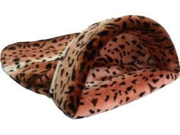 Лежанка-мешок для животных HAPPY FRIENDS 65x45x25 см леопард 