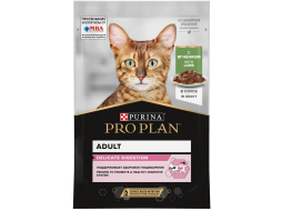 Влажный корм для кошек PURINA PRO PLAN Nutrisavour Delicate ягненок в соусе пауч 85 г (7613035591189)