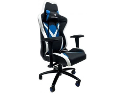 Кресло геймерское AKSHOME Eragon Eco черный/белый/синий 