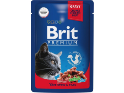 Влажный корм для кошек BRIT Premium пауч
