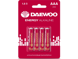 Батарейка ААА DAEWOO Energy 1,5 V алкалиновая