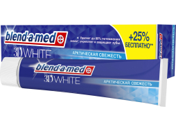 Зубная паста BLEND-A-MED 3D White Арктическая свежесть 125 мл (5410076475834)