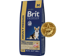 Сухой корм для собак BRIT Premium by Nature Adult M