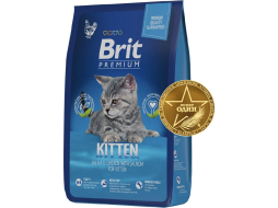 Сухой корм для котят BRIT Premium Kitten курица 8 кг 