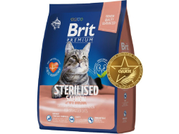 Сухой корм для стерилизованных кошек BRIT Premium Sterilised