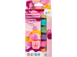 Набор для лепки Genio Kids Тесто-пластилин Маршмеллоу цвета 6 цветов 