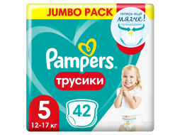Подгузники-трусики PAMPERS Pants 5 Junior 11–18 кг