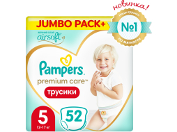 Подгузники-трусики PAMPERS Premium Care Pants 5 Junior 12-17 кг 52 штуки (8006540186213)