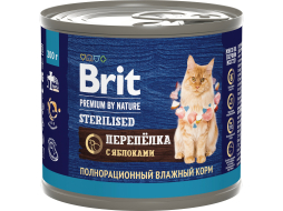 Влажный корм для стерилизованных кошек BRIT Premium by Nature Sterilised
