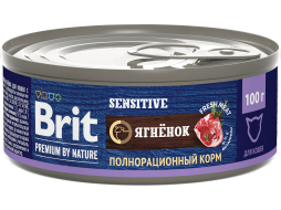 Влажный корм для кошек BRIT Premium by Nature Sensitive