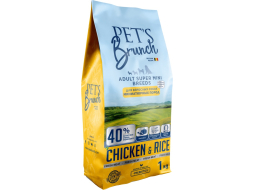Сухой корм для собак PETS BRUNCH Adult Super Mini Breeds курица 1 кг (4812743001123)