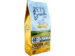 Сухой корм для собак PETS BRUNCH Adult Mini Breeds курица 1 кг (4812743001130)
