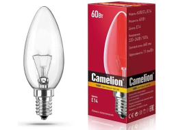 Лампа накаливания E14 60 Вт CAMELION MIC 2700К