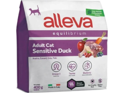 Сухой корм для кошек ALLEVA Equilibrium Sensitive утка 0,4 кг 