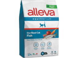 Сухой корм для стерилизованных кошек ALLEVA Equilibrium Sterilized рыба 1,5 кг 