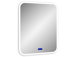 Зеркало для ванной с подсветкой КОНТИНЕНТ Glamour LED 700х900 с многофункциональной панелью и подогревом 