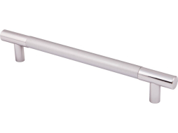 Ручка мебельная рейлинг AKS PS15/C15-480 хром, металлик 