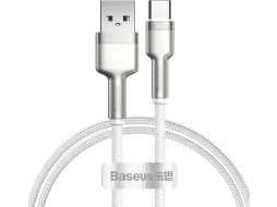 Кабель BASEUS CAKF000102 Cafule Series Metal Data Cable USB to Type-C 66W 1m White