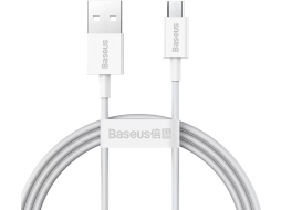 Кабель BASEUS CAMYS-02 Superior Series Fast Charging Data Cable USB to Micro USB 2A 1m White