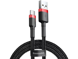 Кабель BASEUS CATKLF-C91 Cafule Cable USB to Type-C 2A 2m Red+Black