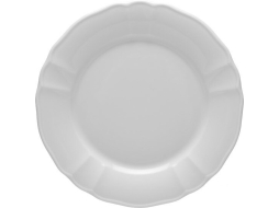 Тарелка фарфоровая обеденная LUBIANA Maria белый 