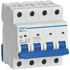 Автоматический выключатель CHINT NB1-63 4P