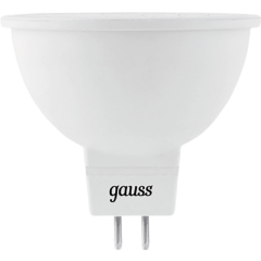 Лампа светодиодная GU5.3 GAUSS Black MR16 9 Вт 4100К 