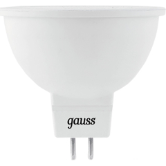 Лампа светодиодная GU5.3 GAUSS Black MR16 9 Вт 3000К 