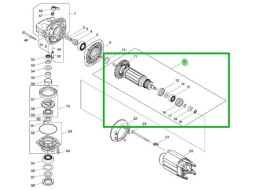 Якорь (ротор) для болгарки MAKITA GA6040C 