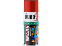 Эмаль аэрозольная KUDO 3P Technology универсальная красно-коричневая 520 мл 