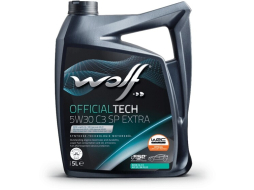 Моторное масло 5W30 синтетическое WOLF OfficialTech SP EXTRA