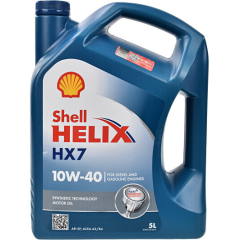 Моторное масло 10W40 полусинтетическое SHELL Helix HX7