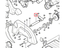 Ось для циркулярной пилы BOSCH GKS55 