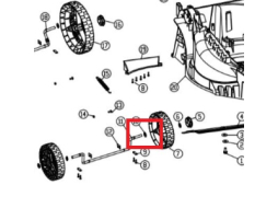 Шайба колеса для газонокосилки WORTEX LM3816 