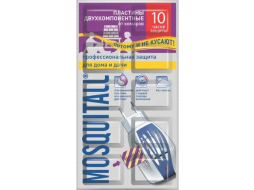 Пластины от комаров MOSQUITALL Профессиональная защита 10 штук 