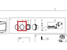 Кольцо поршневое 2 для газонокосилки GUNTER LMB-480SV 