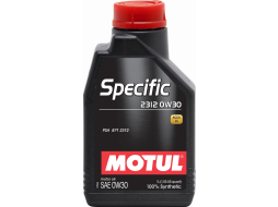 Моторное масло 0W30 синтетическое MOTUL Specific 2312 1 л 