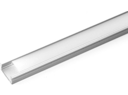 Профиль накладной для светодиодной ленты FERON CAB262 2 м серебро 