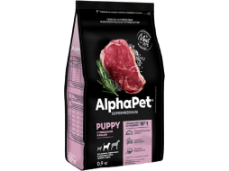 Сухой корм для щенков ALPHAPET Puppy Medium