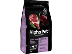Сухой корм для собак ALPHAPET Sensitive Medium