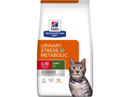 Сухой корм для кошек HILL'S Prescription Diet c/d Urinary Stress + Metabolic 1,5 кг (52742037585)