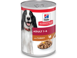 Влажный корм для собак HILL'S Science Plan Adult индейка консервы 370 г (52742050805)