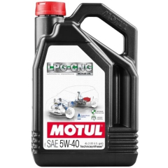 Моторное масло 5W40 синтетическое MOTUL LPG-CNG 4 л 